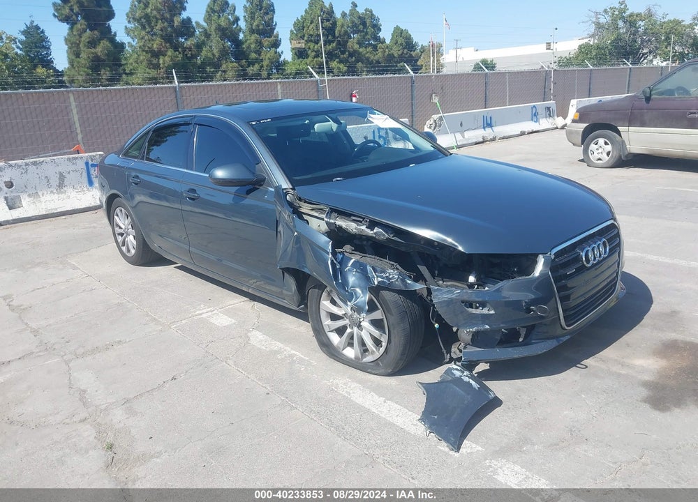 2014 AUDI A6 2.0T PREMIUM VIN: WAUFFAFC5EN045927