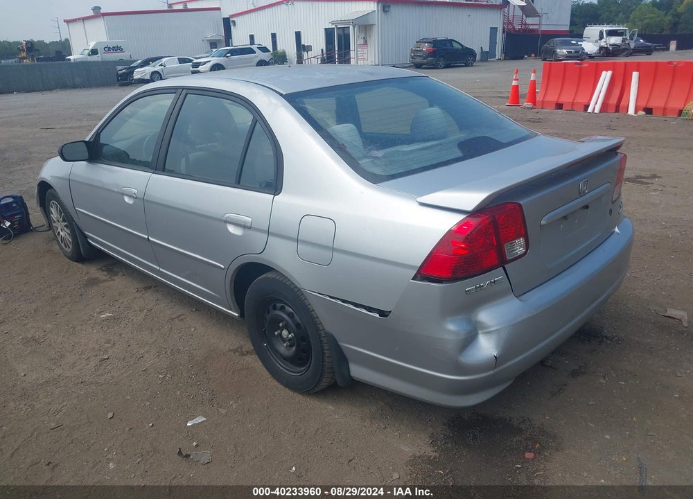 2005 HONDA CIVIC LX VIN: 2HGES16515H591758
