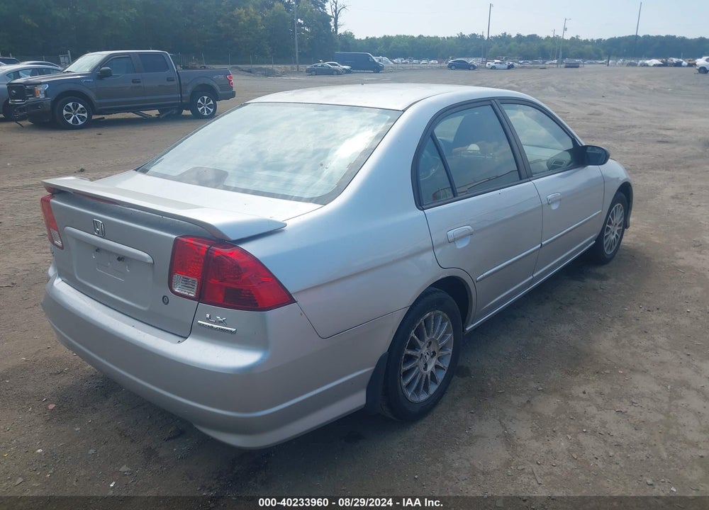 2005 HONDA CIVIC LX VIN: 2HGES16515H591758