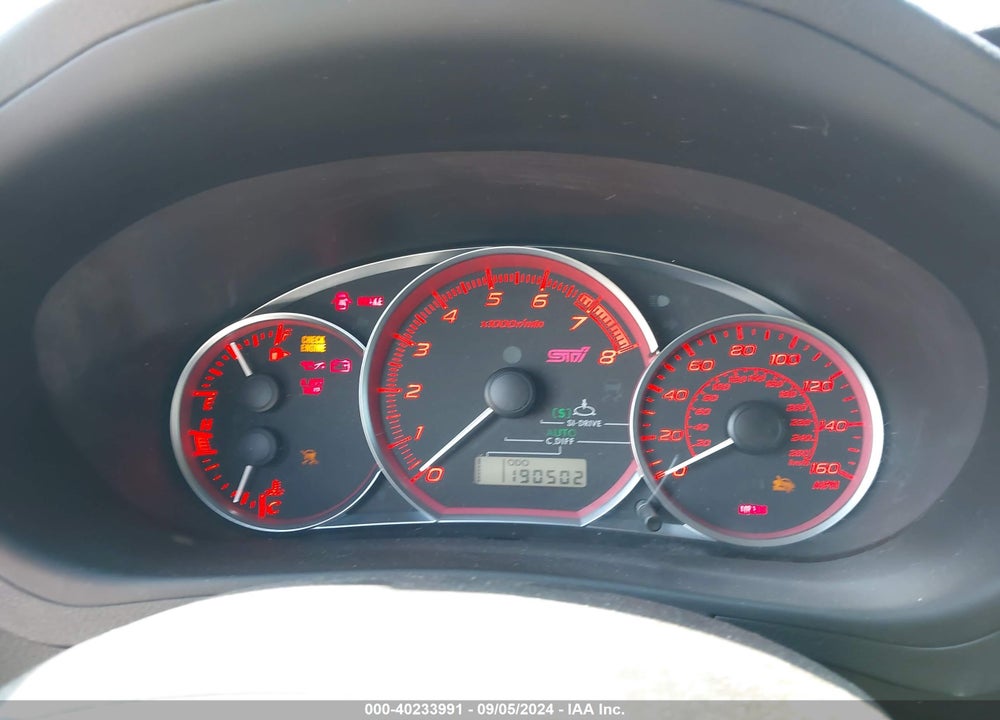 2011 SUBARU IMPREZA WRX STI VIN: JF1GV8J65BL507954