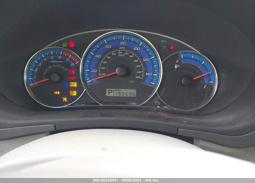 2009 SUBARU FORESTER 2.5X LIMITED VIN: JF2SH64649H729069