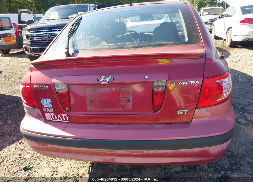 2006 HYUNDAI ELANTRA VIN: KMHDN56D06U188039
