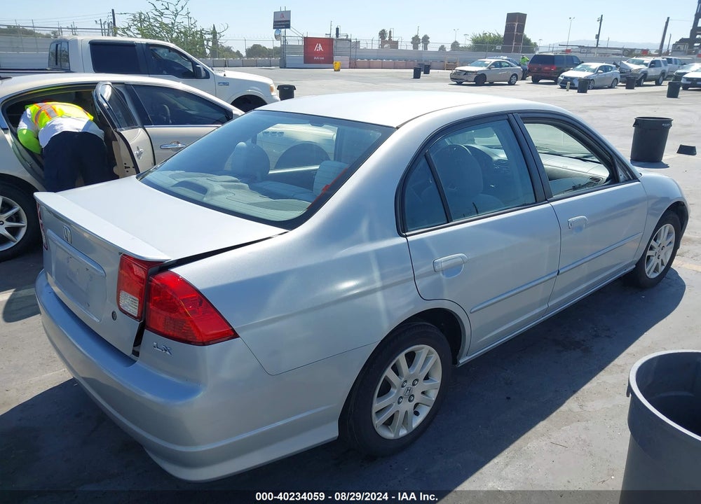 2005 HONDA CIVIC VIN: 2HGES16585H542220