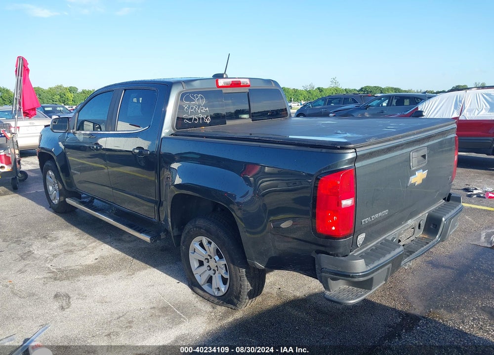 2017 CHEVROLET COLORADO LT VIN: 1GCGSCEA5H1275980