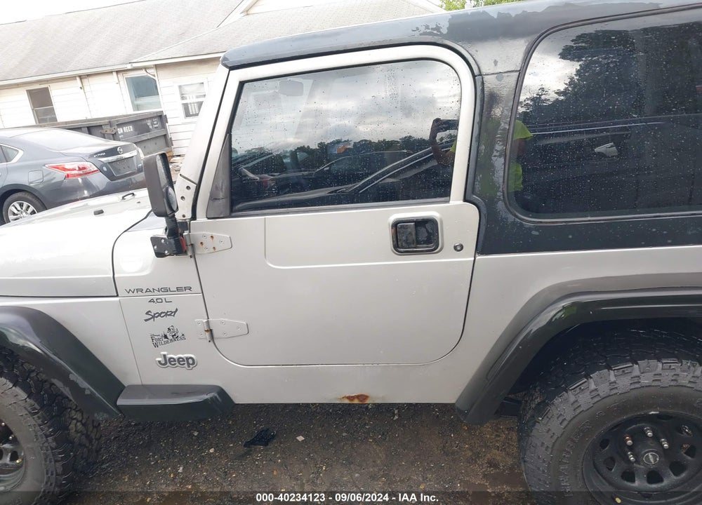 2000 JEEP WRANGLER SPORT VIN: 1J4FA49S7YP768316