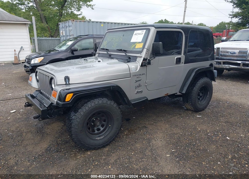 2000 JEEP WRANGLER SPORT VIN: 1J4FA49S7YP768316