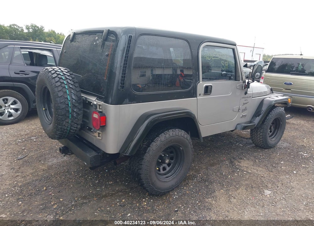 2000 JEEP WRANGLER SPORT VIN: 1J4FA49S7YP768316