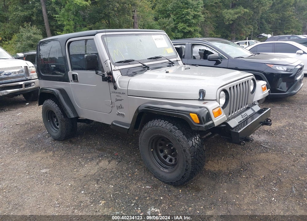 2000 JEEP WRANGLER SPORT VIN: 1J4FA49S7YP768316