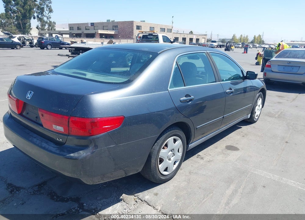 2005 HONDA ACCORD 2.4 LX VIN: 1HGCM56495A083049