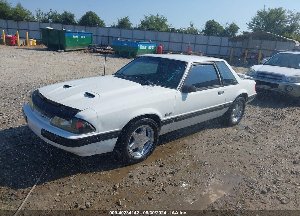 1989 FORD MUSTANG LX VIN: 1FABP40E0KF205881
