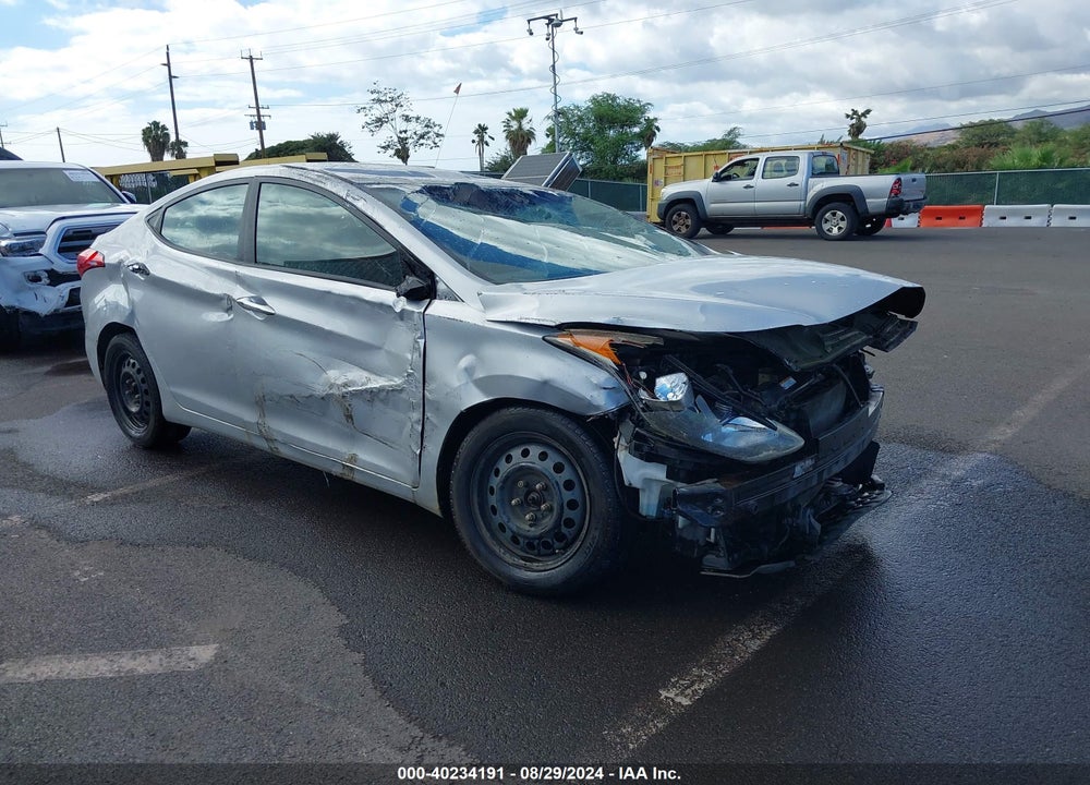 2012 HYUNDAI ELANTRA GLS VIN: 5NPDH4AE2CH080114
