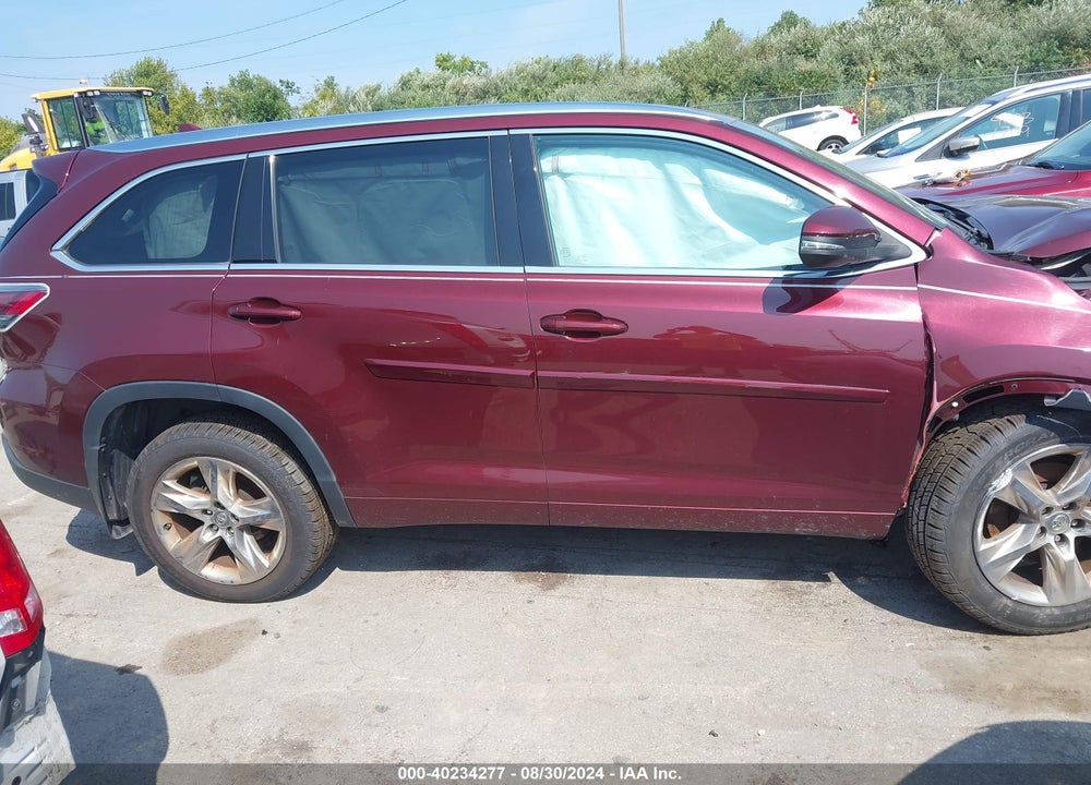 2015 TOYOTA HIGHLANDER LIMITED V6 VIN: 5TDDKRFH4FS079336