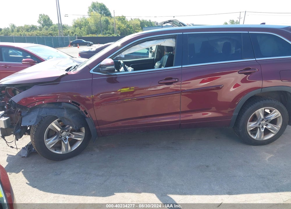 2015 TOYOTA HIGHLANDER LIMITED V6 VIN: 5TDDKRFH4FS079336
