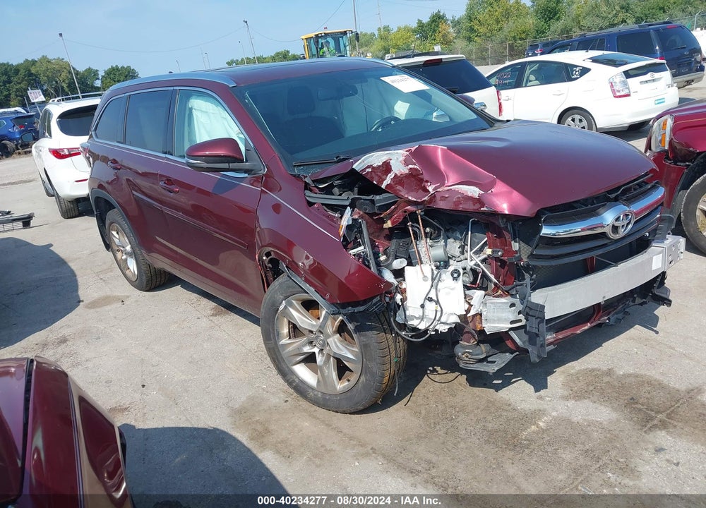 2015 TOYOTA HIGHLANDER LIMITED V6 VIN: 5TDDKRFH4FS079336