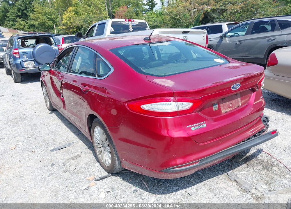 2013 FORD FUSION ENERGI SE LUXURY VIN: 3FA6P0PU3DR252190
