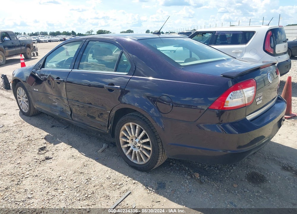 2007 MERCURY MILAN V6 PREMIER VIN: 3MEHM08117R621633