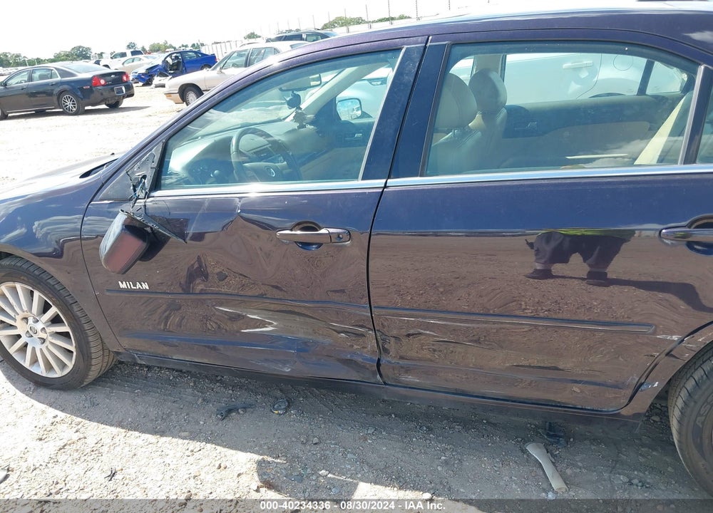 2007 MERCURY MILAN V6 PREMIER VIN: 3MEHM08117R621633