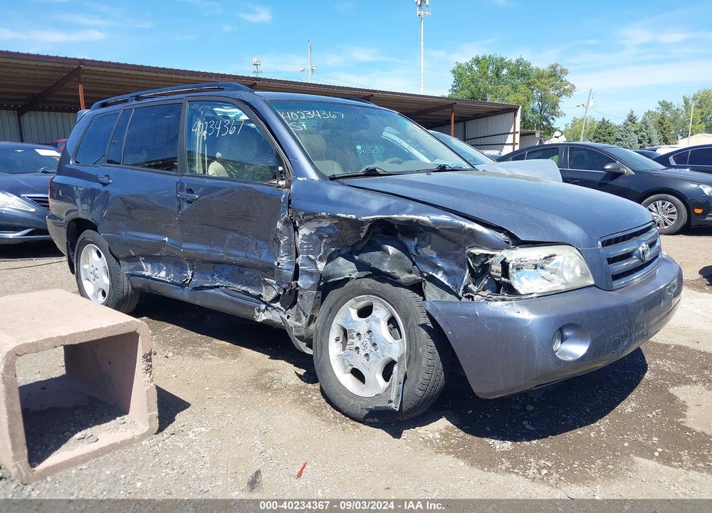 2005 TOYOTA HIGHLANDER LIMITED V6 VIN: JTEDP21A650063493