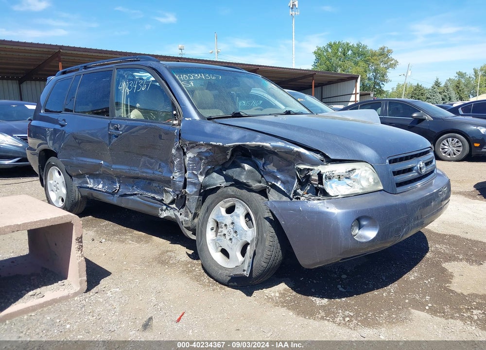 2005 TOYOTA HIGHLANDER LIMITED V6 VIN: JTEDP21A650063493