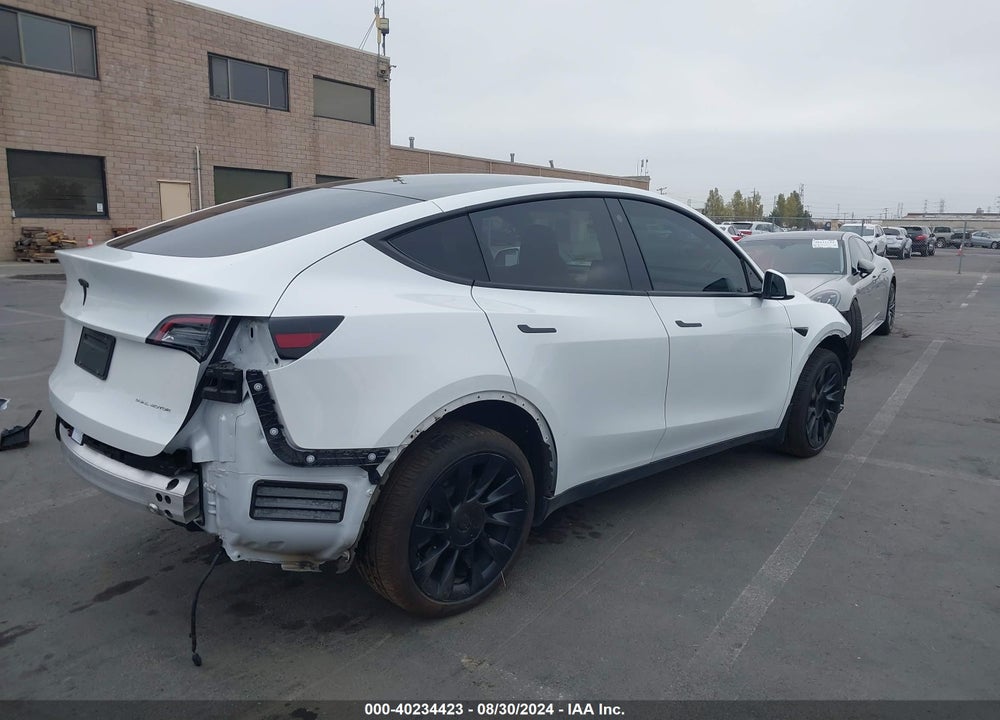 2021 TESLA MODEL Y LONG RANGE DUAL MOTOR ALL-WHEEL DRIVE VIN: 5YJYGDEE7MF062058