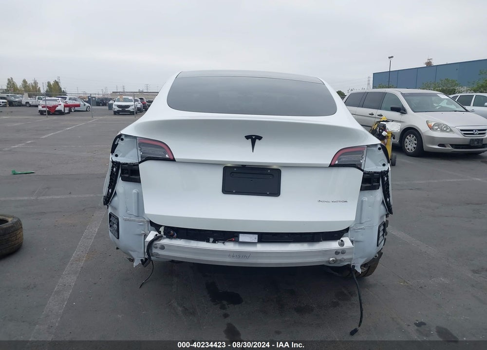 2021 TESLA MODEL Y LONG RANGE DUAL MOTOR ALL-WHEEL DRIVE VIN: 5YJYGDEE7MF062058