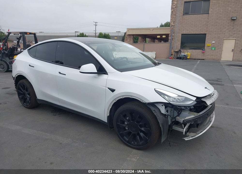 2021 TESLA MODEL Y LONG RANGE DUAL MOTOR ALL-WHEEL DRIVE VIN: 5YJYGDEE7MF062058