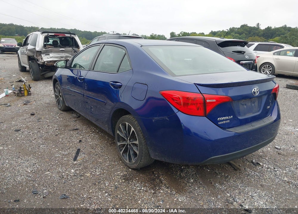 2018 TOYOTA COROLLA SE VIN: 2T1BURHE6JC977880