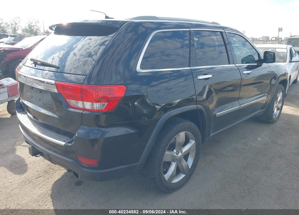 2013 JEEP GRAND CHEROKEE OVERLAND VIN: 1C4RJECT8DC526257