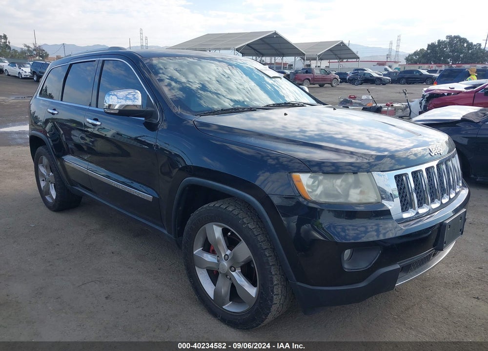 2013 JEEP GRAND CHEROKEE OVERLAND VIN: 1C4RJECT8DC526257