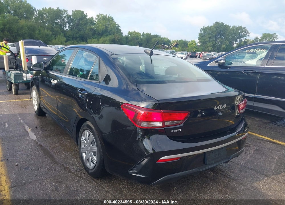 2022 KIA RIO VIN: 3KPA24AD4NE437604
