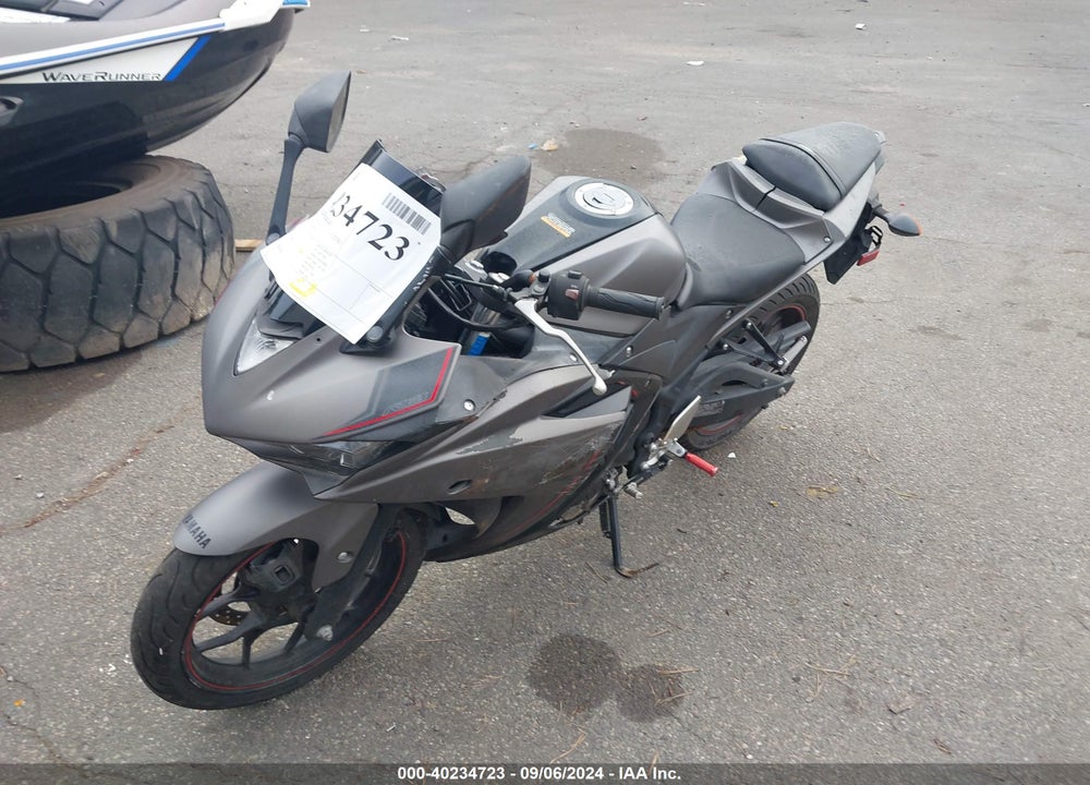 2016 YAMAHA YZFR3 VIN: MH3RH06Y4GK010835