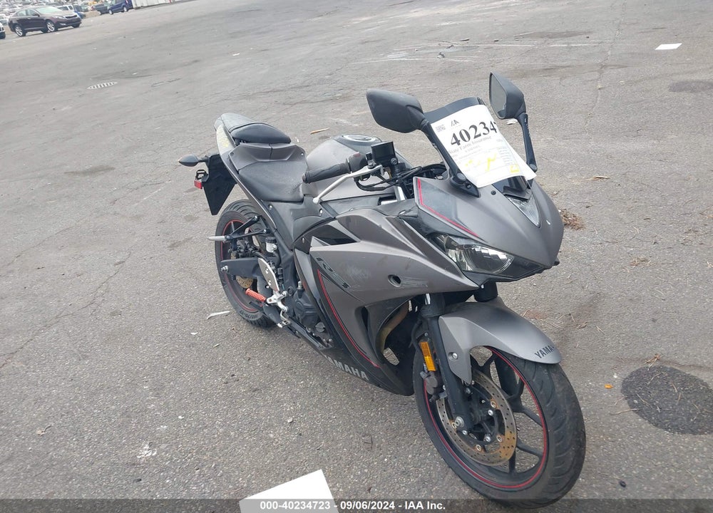 2016 YAMAHA YZFR3 VIN: MH3RH06Y4GK010835