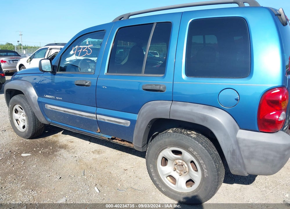 2003 JEEP LIBERTY SPORT VIN: 1J4GL48K73W505998