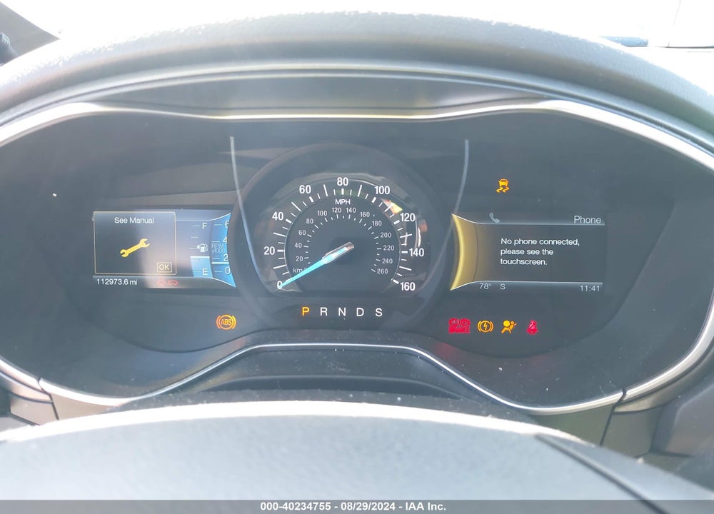 2014 FORD FUSION TITANIUM VIN: 3FA6P0D98ER393726