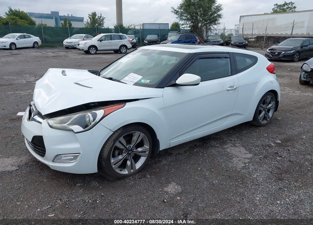 2013 HYUNDAI VELOSTER BASE W/BLACK VIN: KMHTC6AD8DU141045