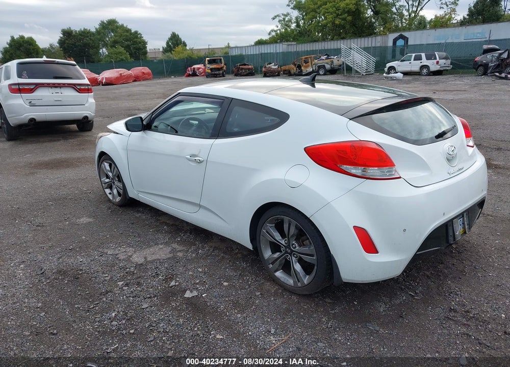 2013 HYUNDAI VELOSTER BASE W/BLACK VIN: KMHTC6AD8DU141045