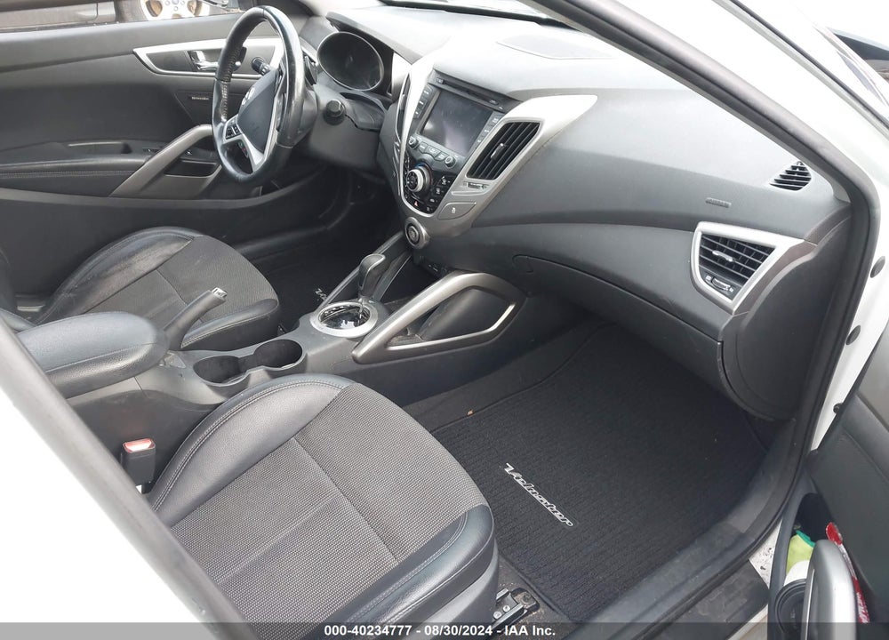2013 HYUNDAI VELOSTER BASE W/BLACK VIN: KMHTC6AD8DU141045