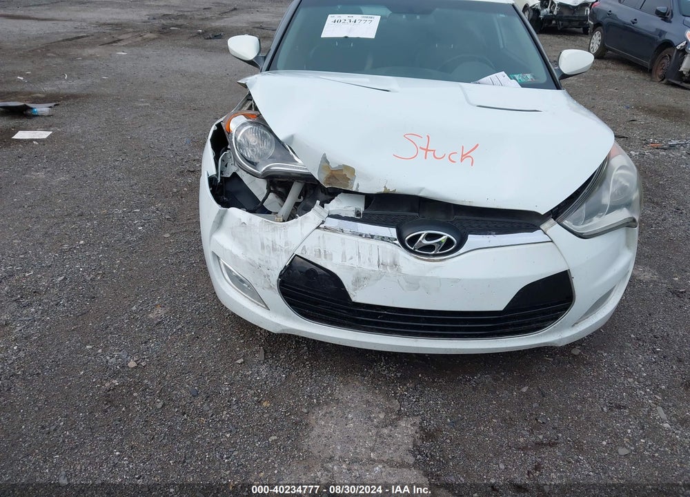 2013 HYUNDAI VELOSTER BASE W/BLACK VIN: KMHTC6AD8DU141045