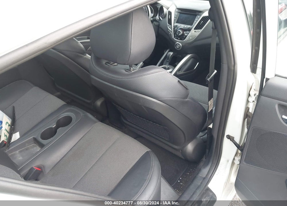 2013 HYUNDAI VELOSTER BASE W/BLACK VIN: KMHTC6AD8DU141045