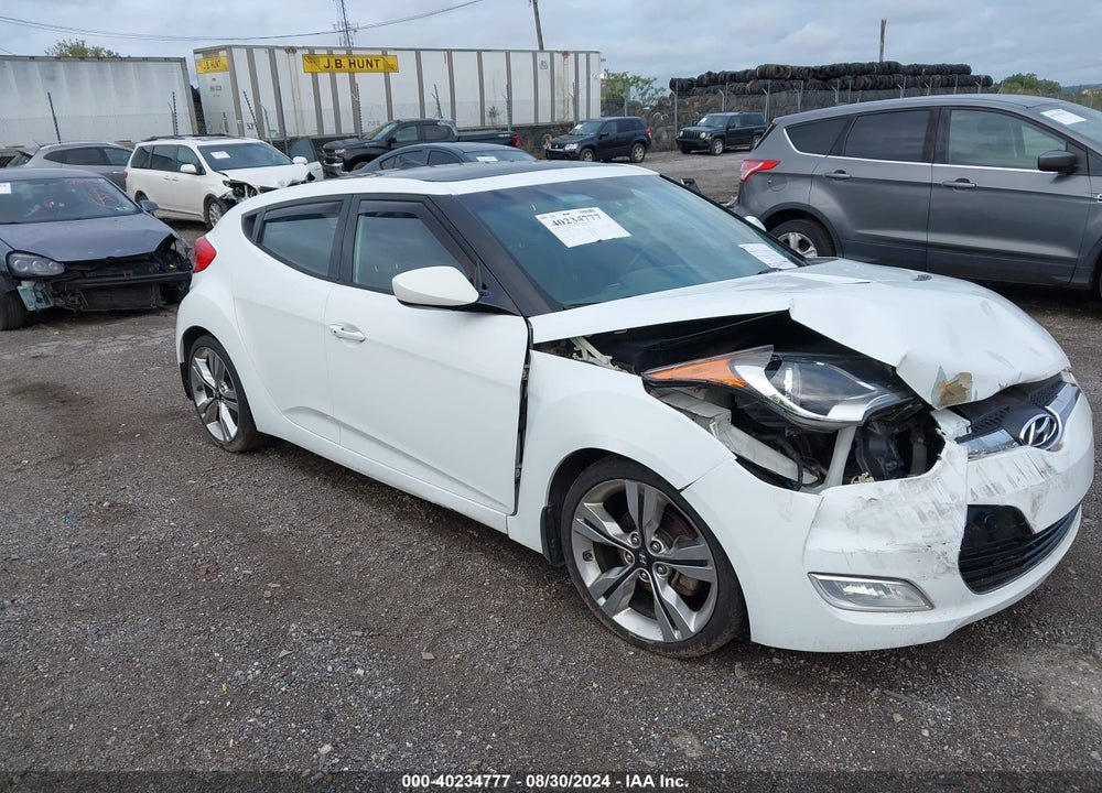2013 HYUNDAI VELOSTER BASE W/BLACK VIN: KMHTC6AD8DU141045