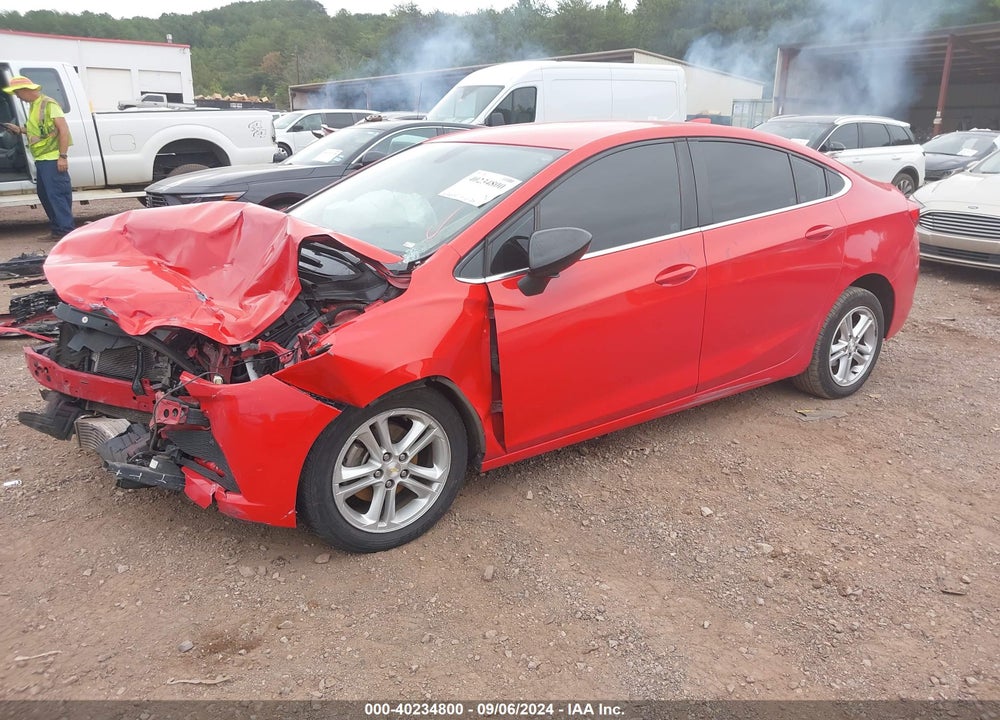 2018 CHEVROLET CRUZE LT AUTO VIN: 1G1BE5SMXJ7100261