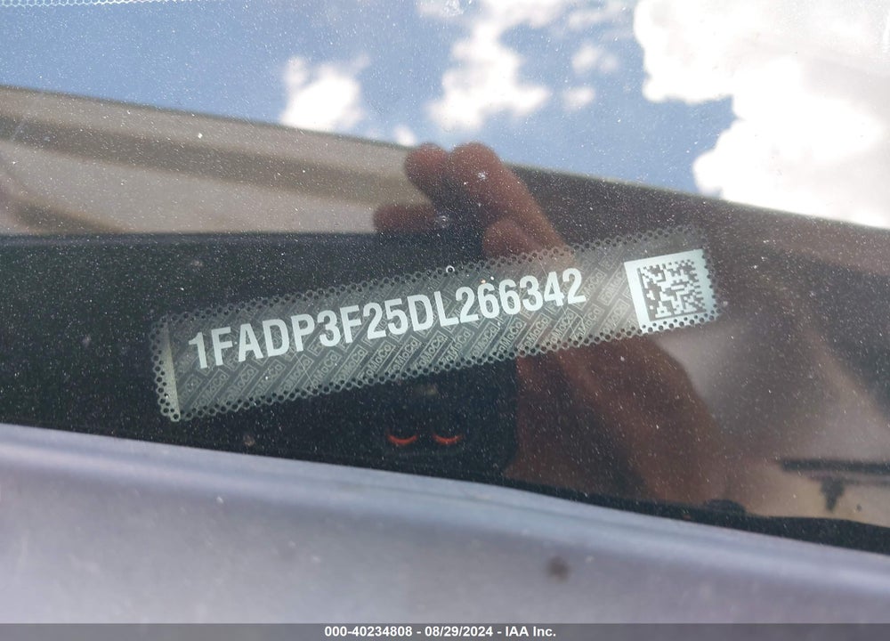 2013 FORD FOCUS SE VIN: 1FADP3F25DL266342