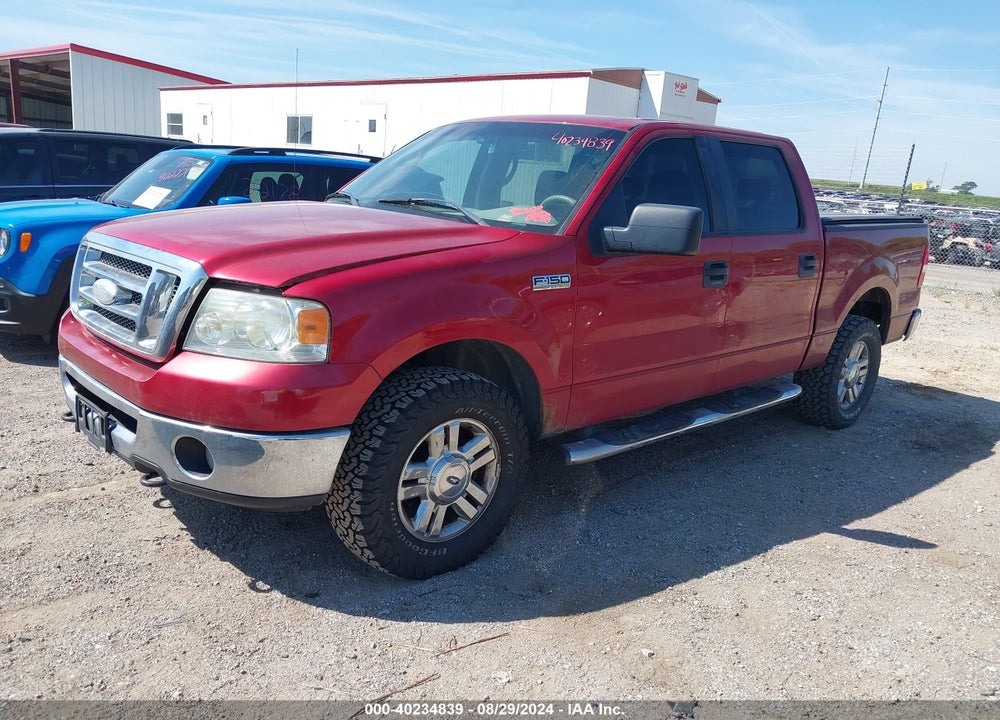 2008 FORD F-150 XLT VIN: 1FTPW14V68FA55540