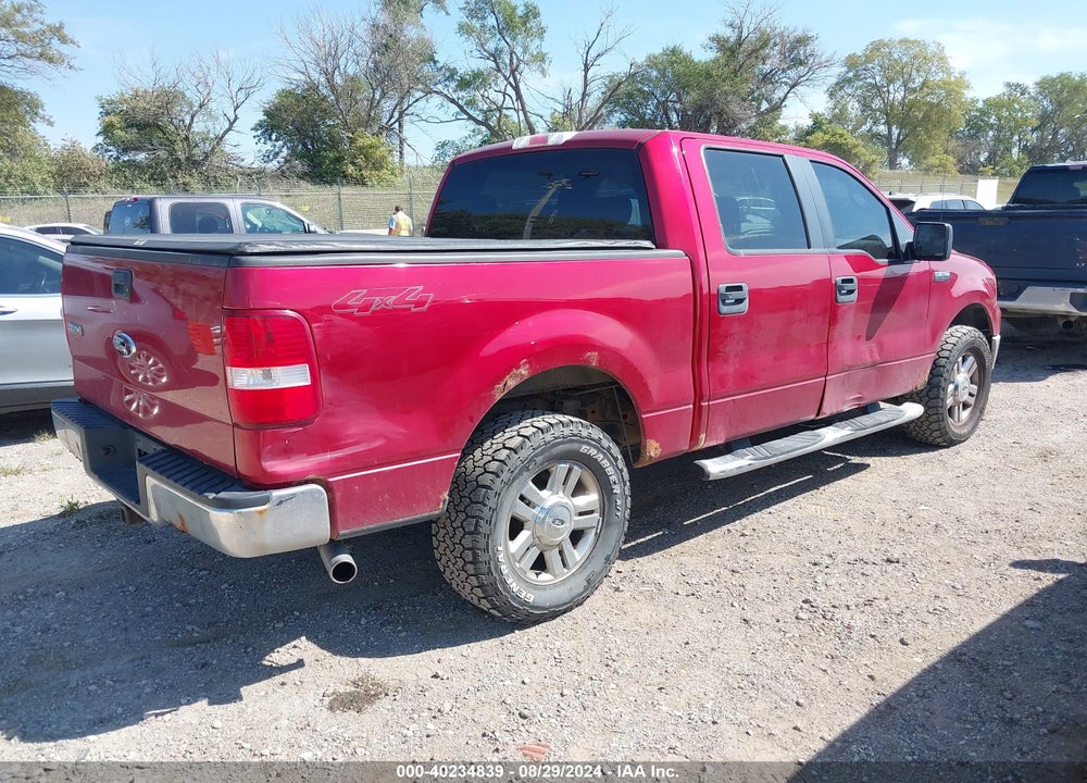 2008 FORD F-150 XLT VIN: 1FTPW14V68FA55540