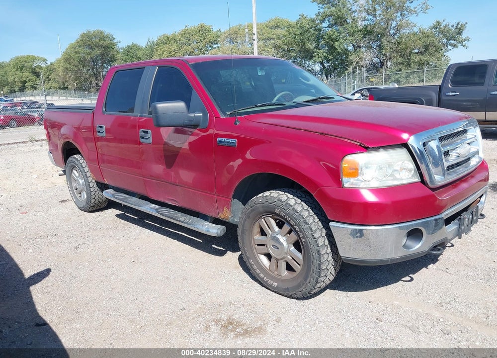 2008 FORD F-150 XLT VIN: 1FTPW14V68FA55540