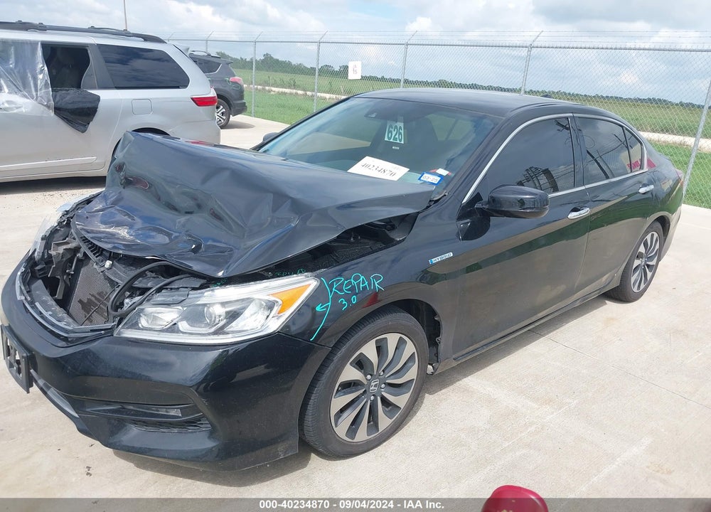 2017 HONDA ACCORD HYBRID VIN: JHMCR6F32HC008889