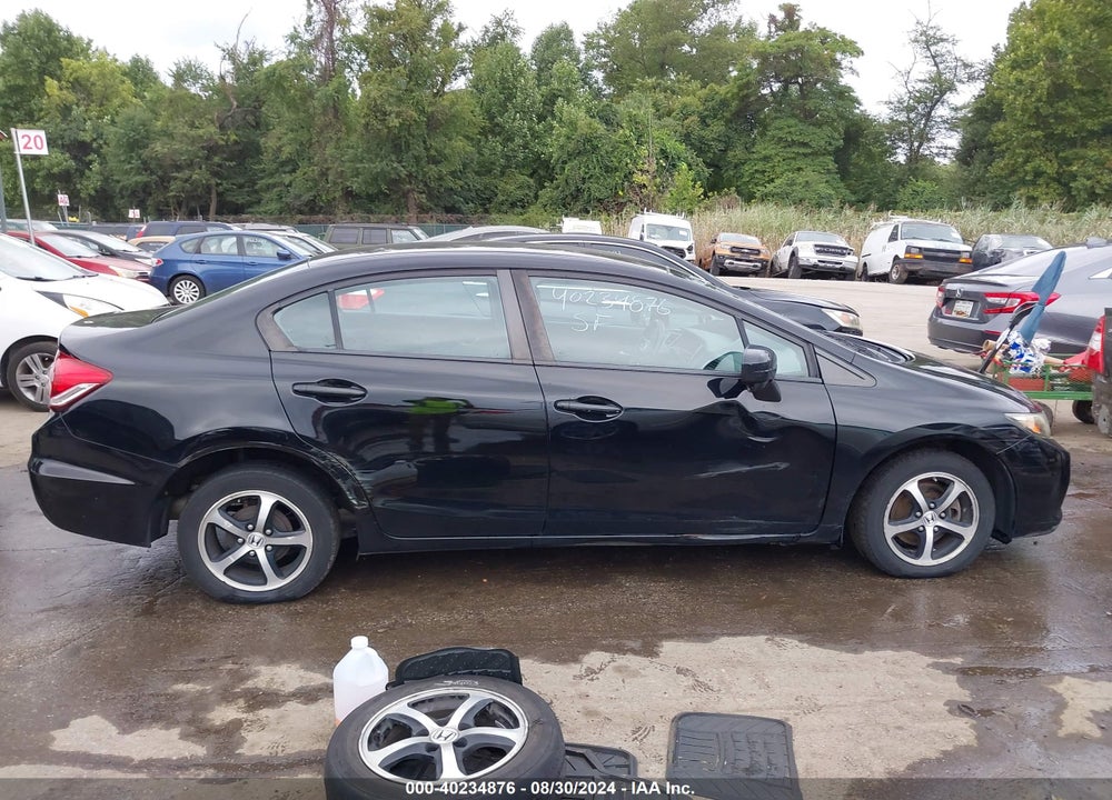 2015 HONDA CIVIC SE VIN: 19XFB2F7XFE208374