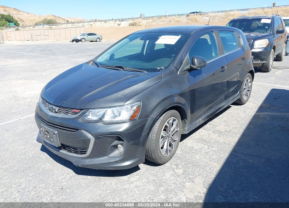 2019 CHEVROLET SONIC LT AUTO VIN: 1G1JD6SB6K4150175