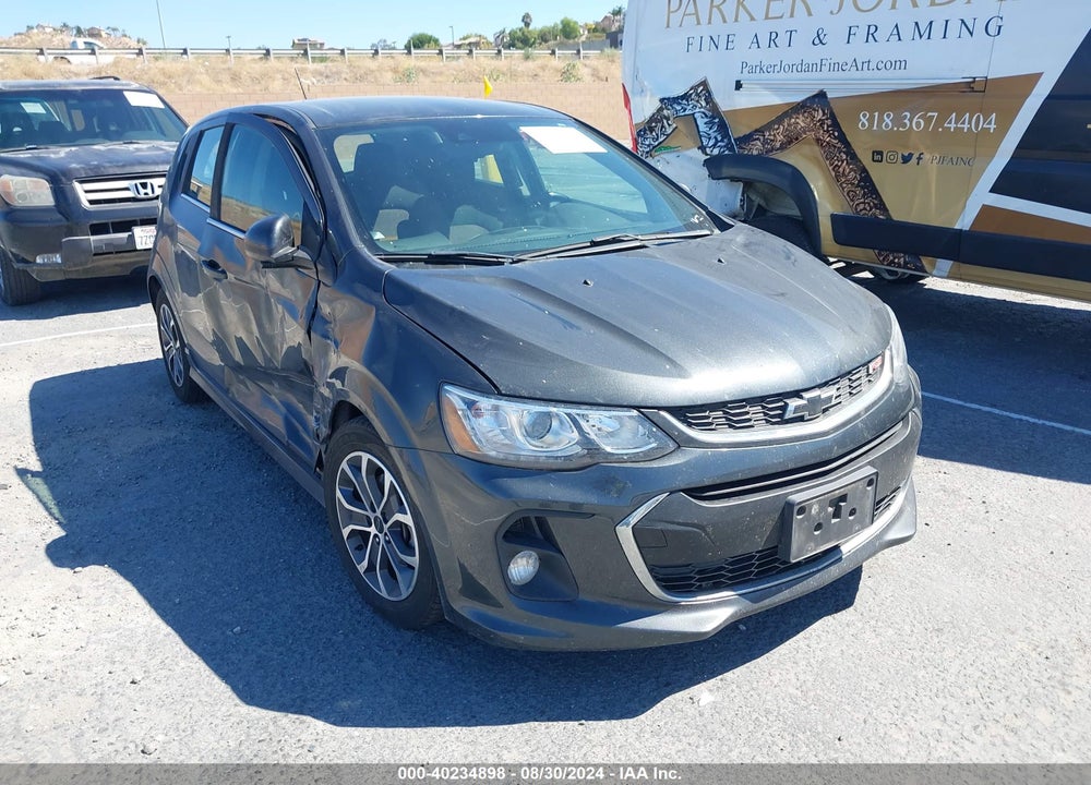 2019 CHEVROLET SONIC LT AUTO VIN: 1G1JD6SB6K4150175