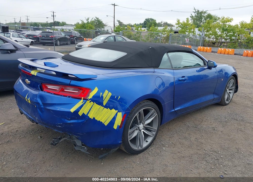 2016 CHEVROLET CAMARO 2LT VIN: 1G1FD3DS8G0171710